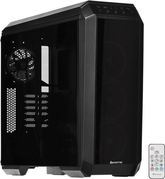 Actual product image Chieftec Stallion II (black, tempered glass) (Mini-ITX, mATX, ATX)