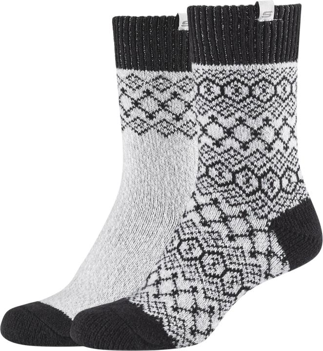 Skechers Women casual cozy jacquard Socks 2p