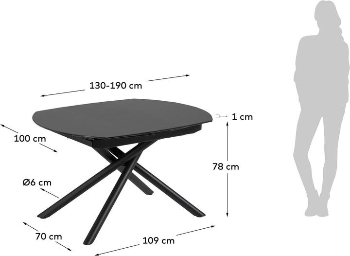 Actual product image Kave Home Yodalia (100 x 130 cm)