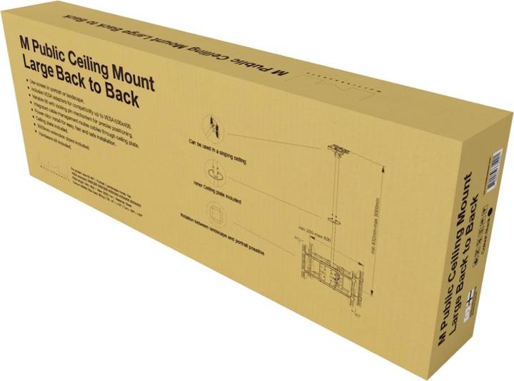 Actual product image Multibrackets Ceilingmount LBB (Wall, 84", 125 kg)