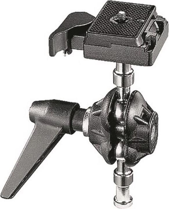 Manfrotto 155RC, Doppelkugelkopf mit Schnellspannplatte 323 (Kugelkopf)
