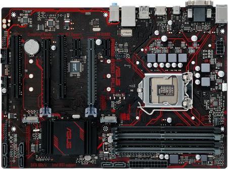 Actual product image ASUS Prime B250-Plus (LGA 1151, Intel B250, ATX)
