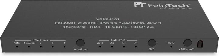 FeinTech HDMI eARC Pass Switch 4x1