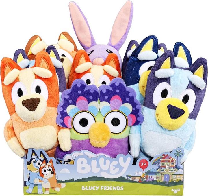 Actual product image Moose Bluey Plüsch assossrtiert / 2-fach ass., Bluey oder Bingo, 20 cm hoch, ab 3 Jahren (20 cm)