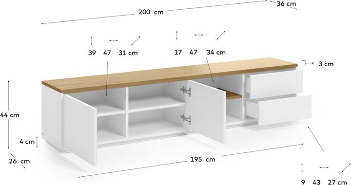Immagine prodotto Kave Home Abilen (36 x 200 cm)