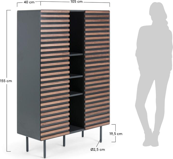 Actual product image Kave Home Kesia (40 x 105 x 155 cm)