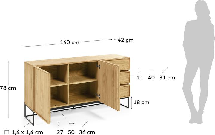 Produktbild Kave Home Taiana (42 x 160 cm)