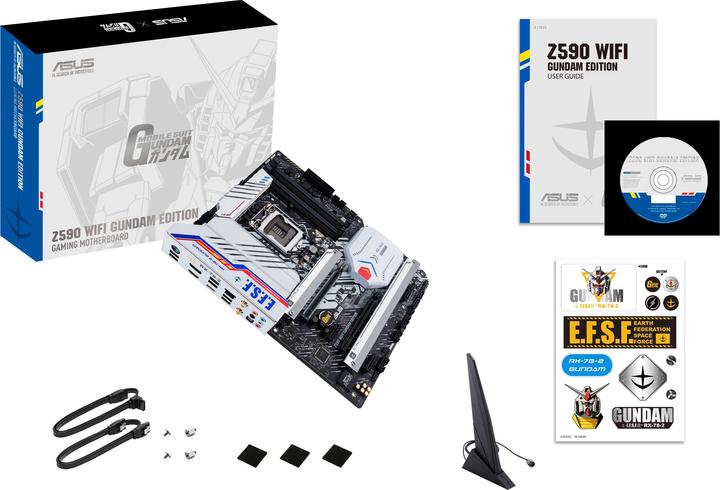 Produktbild ASUS Z590 Wifi Gundam Edition (LGA 1200, Intel Z590, ATX)