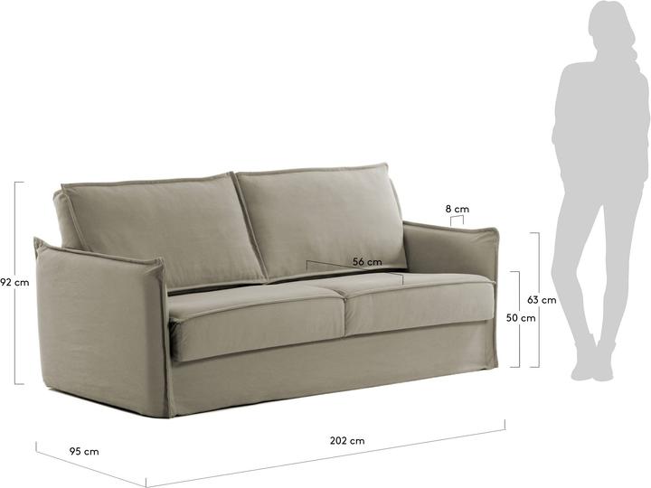 Produktbild Kave Home Samsa (Bettsofa, 2-Sitzer)