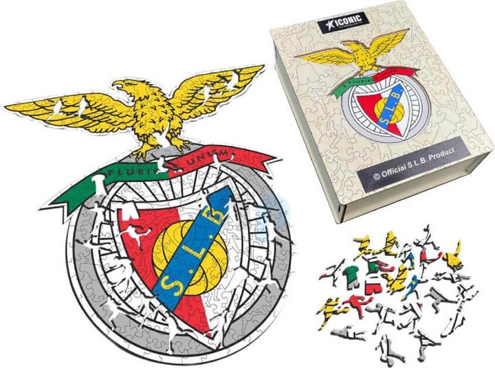 Produktbild Iconic SL Benfica - Logo - Holz Puzzle Grösse S (150 Teile) (150 Teile)
