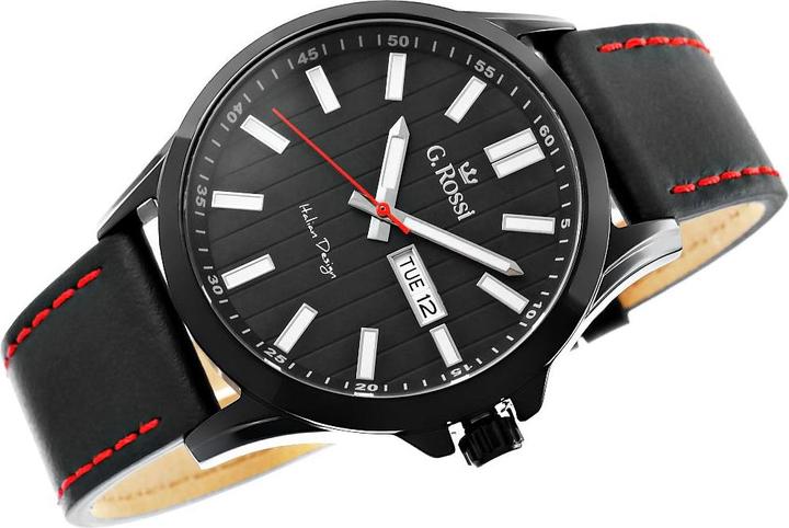 Actual product image Gino Rossi WATCH G. ROSSI - 8071A3-1A3 (zg334c) + BOX watch (Analogue wristwatch)
