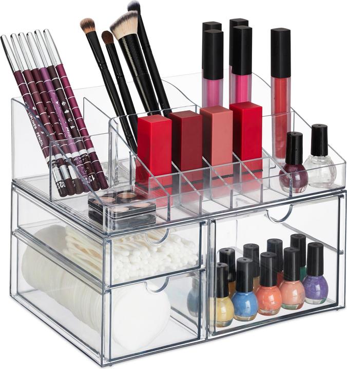 Actual product image Relaxdays cosmetics organiser