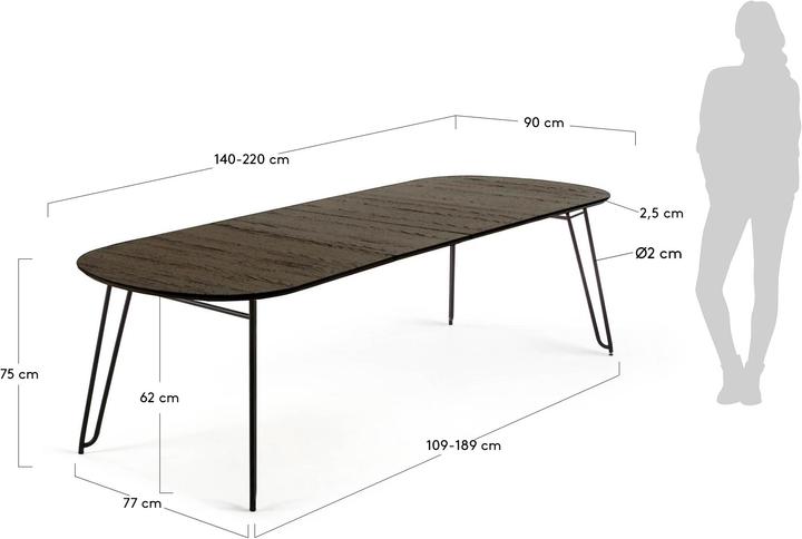 Image du produit Kave Home Milian (90 x 140 x 75 cm)