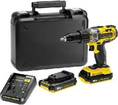 Stanley ST WKRĘTARKA KĄTOWA V20 SFMCD725D2K 2x2 0Ah 80Nm BL WALIZKA (Batteria ricaricabile)