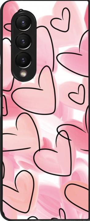 Immagine prodotto PhoneLook Copertina Pasqua 2023 cuori rosa (Samsung Galaxy Z Fold4)