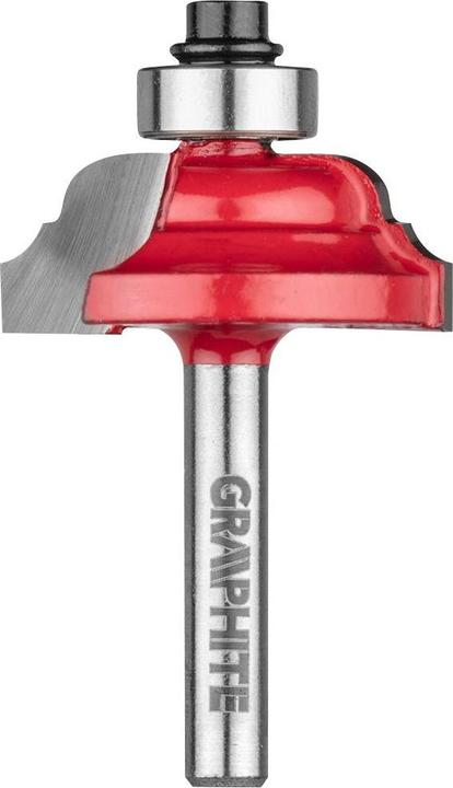 Actual product image Graphite Widia cutter (shaped cutter with bearing, decorative, HM, 31.7 x 12.7 mm, shank 6 mm)