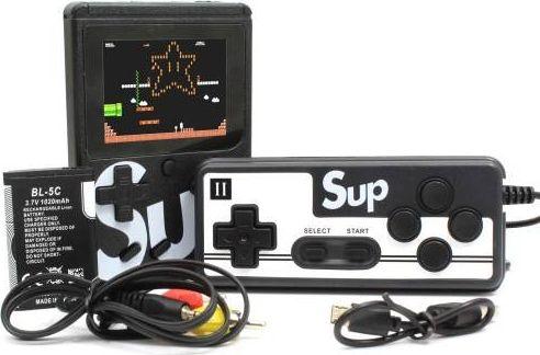 Nenurodyta Mini RETRO Sup 400 Spielekonsole schwarz + Pad