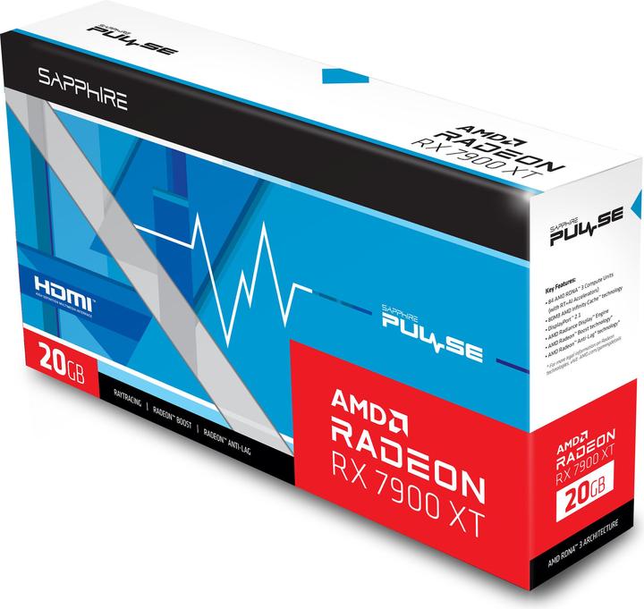 Produktbild Sapphire Radeon RX 7900 XT Pulse Gaming (20 GB)