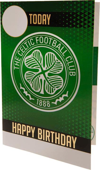 Immagine prodotto Celtic FC Biglietto di compleanno con adesivi (1 pz.)