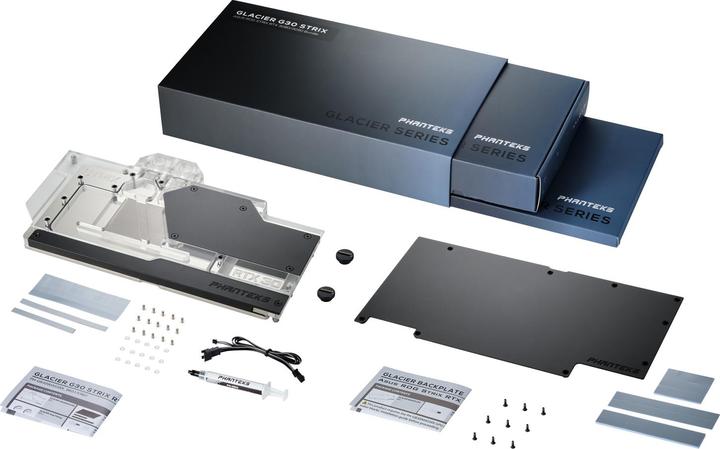 Actual product image Phanteks Glacier G30 Strix incl. backplate for ASUS Strix RTX 3080, D-RGB