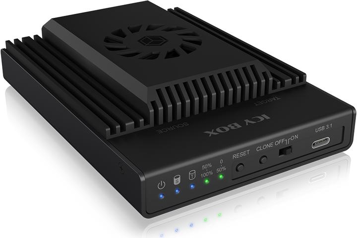 Actual product image Icy Box Docking Station IcyBox CloneStation M.2 NVMe SSD IB-2912MCL-C (M.2)