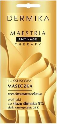 Dermika Maestria Anti-Age Therapy Masque anti-rides de luxe à l'extrait de mucus d'escargot - 5 7g