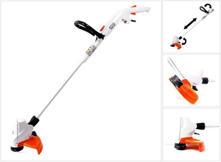 Actual product image Stihl FSE 52 500W electric brushcutter lawn trimmer incl. safety goggles ( 4816 011 4100 ) (Trim line)