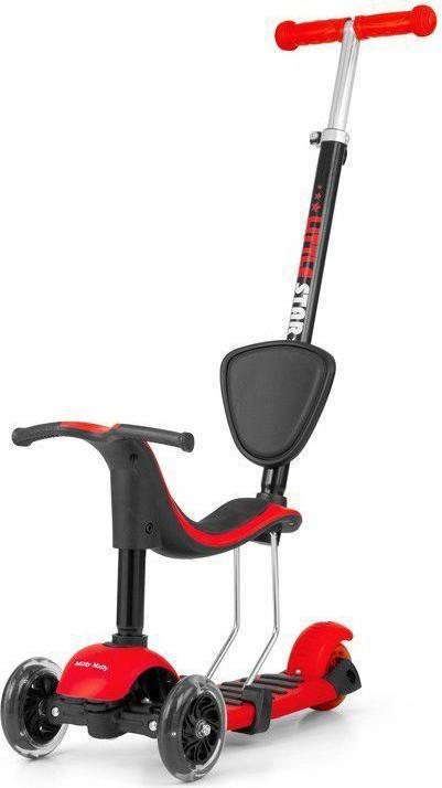 Produktbild Mally Children's scooter Milly Little Star 3-in-1, red