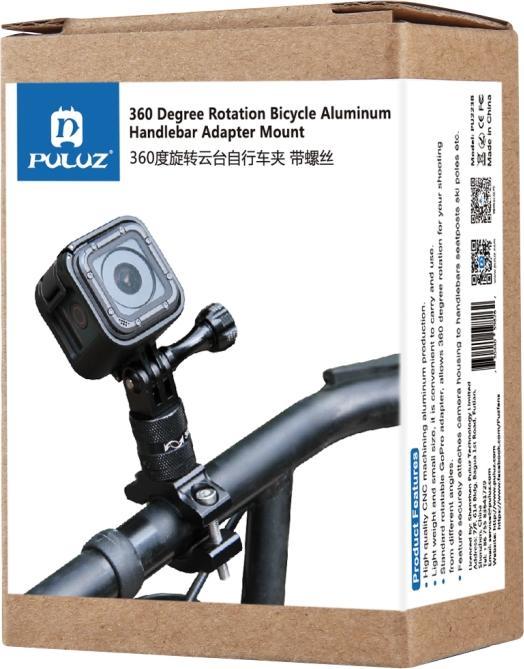 Image du produit Puluz GoPro Aluminium Bike Halterung (Hero 9 Noir, Héros 8 noir, Héros 7, Hero 10 Noir, Hero 11 Noir, Hero 12 Noir, Hero 13 Noir)