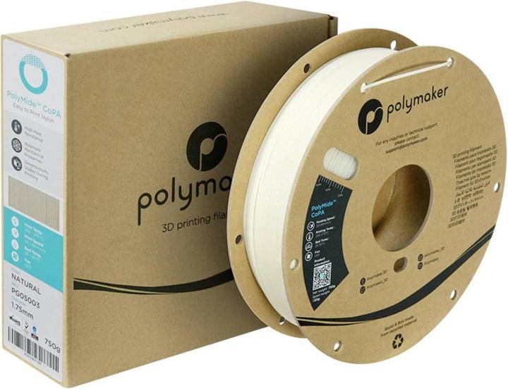 Image du produit Polymaker Nylon CoPA 6/6-6 (Nylon, 1.75 mm, 750 g, Transparent)