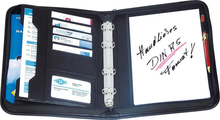 Actual product image Wedo College folder imitation leather black A5 (A5, 1 x)