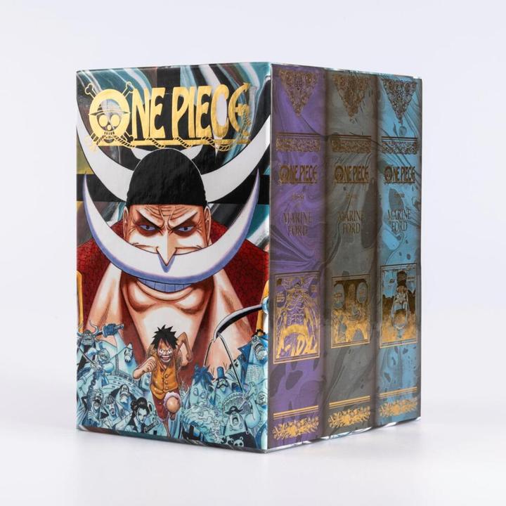 Produktbild One Piece Sammelschuber 6: Marine Ford (leer, für die Bände 54-61, limitiert) (Eiichiro Oda, 2024)