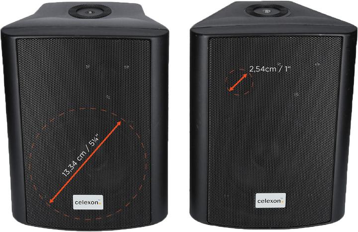 Produktbild Celexon Aktiv Lautsprecher 2-Wege 525-B (Aktiv, 2x 30 W)