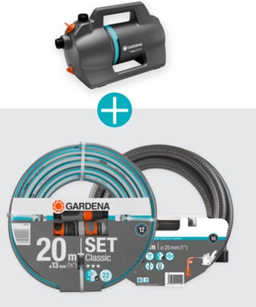 Produktbild Gardena 4100 Silent Gartenpumpen-Set (Gartenpumpe)