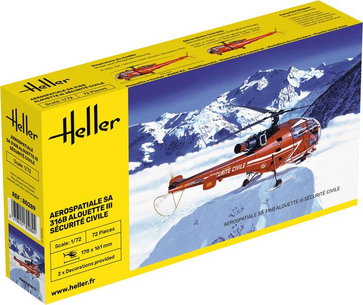 Image du produit Heller Alouette III Sécurité Civile