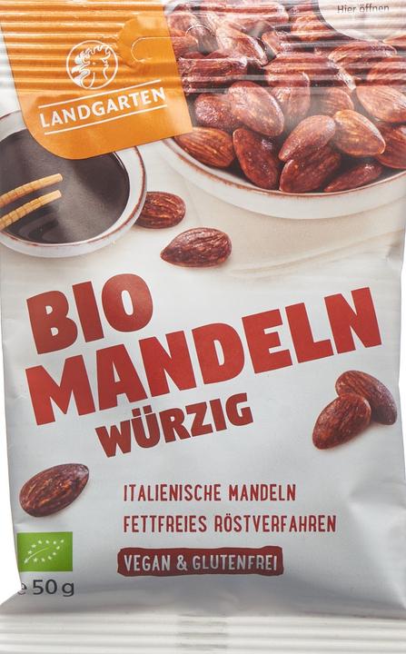 Produktbild Landgarten Mandeln Würzig Bio (50 g)