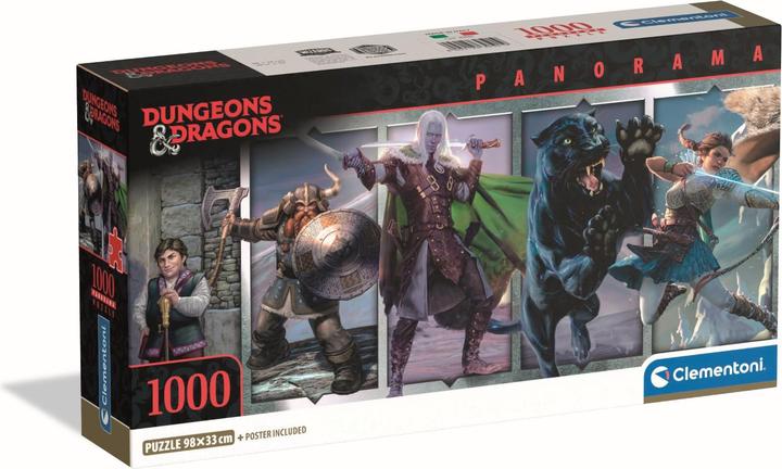 Clementoni Dungeons & Dragons Paronama puzzle 1000pcs