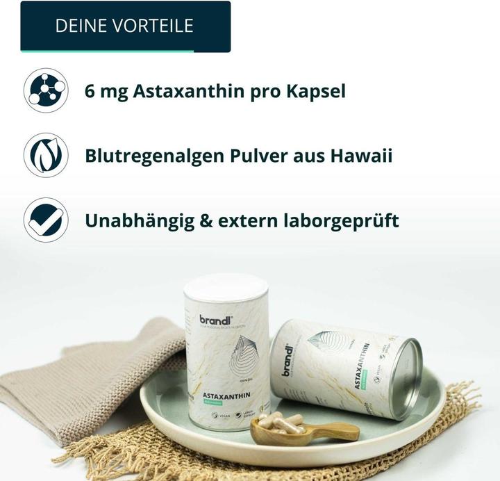 Produktbild Brandl-Nutrition Astaxanthin (1 Stück, Kapseln, 40 g)