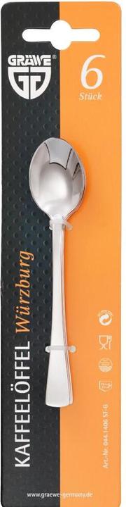 Image du produit Gräwe Cuillère à café Würzburg (6 pièce(s), Scoops)