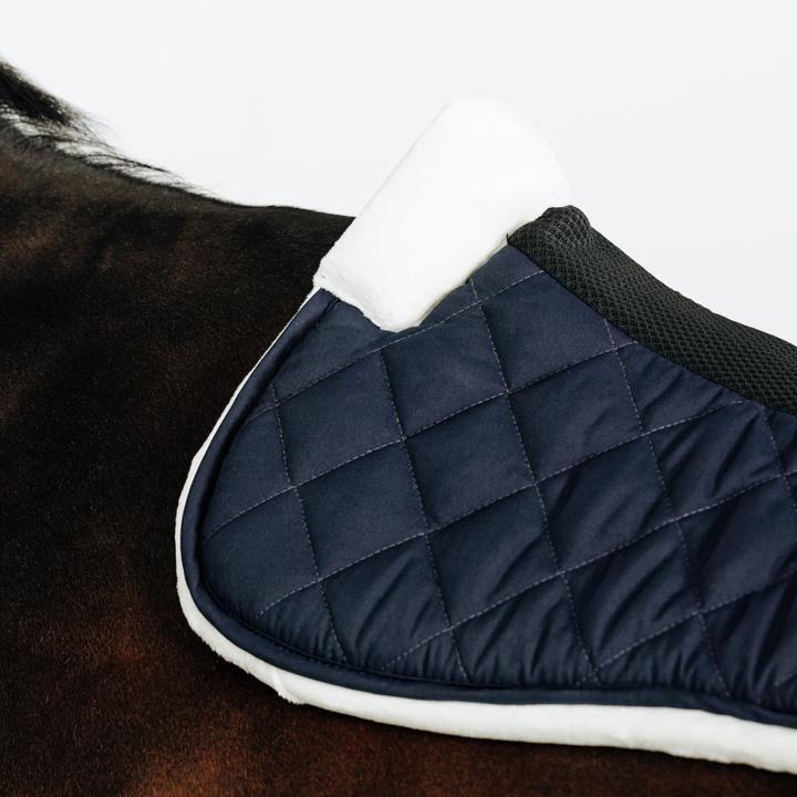 Image du produit Fouganza Sattelpad Synthetik-Lammfell Pferd/Pony - 500 marineblau