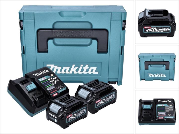 2x Akku, Ladegerät, Koffer