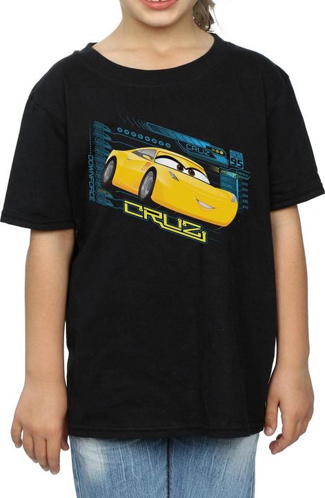 Actual product image Disney Girls Cars Cruz Ramirez Cotton T-Shirt (152, 158)
