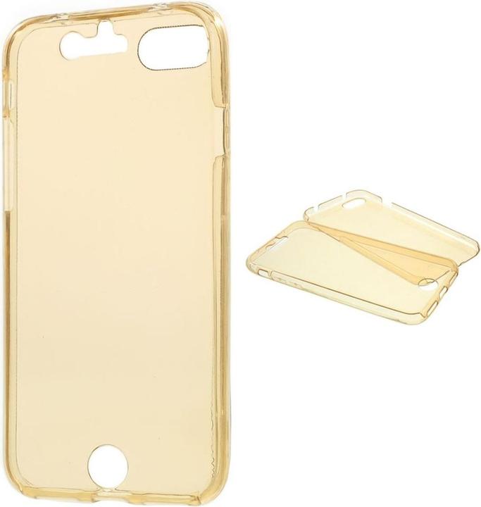 Produktbild König Design Apple iPhone SE 2020 Full Body 360 Silikon Schutzhülle Handyhülle Hülle Gold (Apple iPhone SE (2nd Gen))