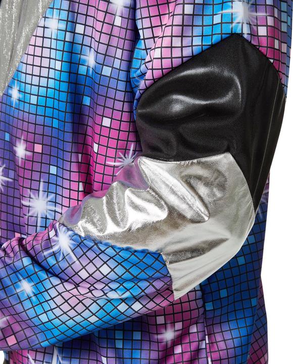 Produktbild tectake Herrenkostüm Retro 80er 90er Jahre Disco Jogginganzug (L)