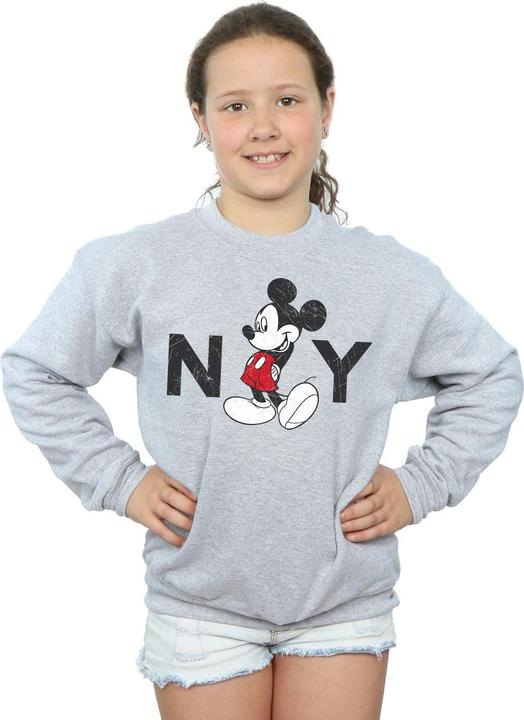 Actual product image Disney Girls Mickey Mouse NY Sweatshirt (128)