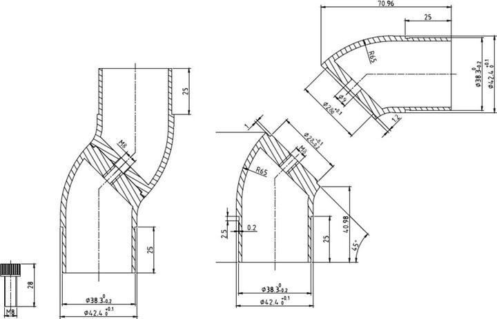 Produktbild OK-Line Steigungsbogen Handl+AMMApA-ufen OKLINE 360+AMIAsA- drehbar (1 Stk.)