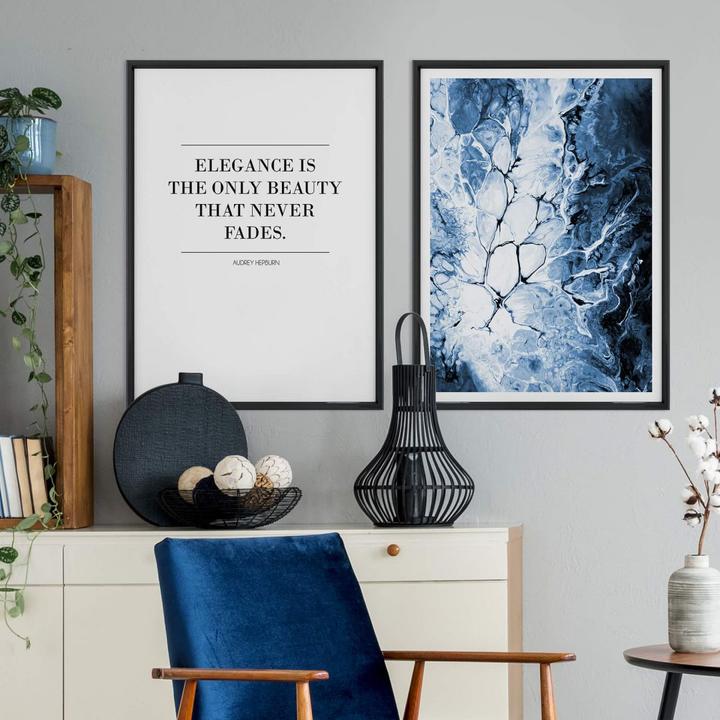 Image du produit Trenddeko Audrey Hepburn - L'élégance est la seule beauté (50 x 60 cm)