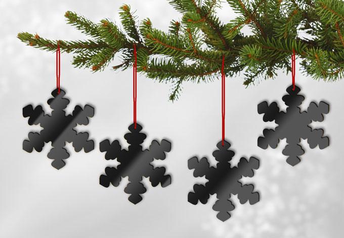 Actual product image Trenddeko Tree ornament snowflakes