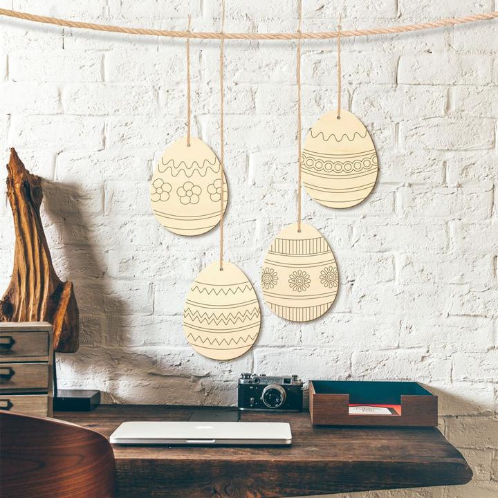 Actual product image Trenddeko Tree ornaments Easter eggs 1 with hanger (5 x 6 cm)