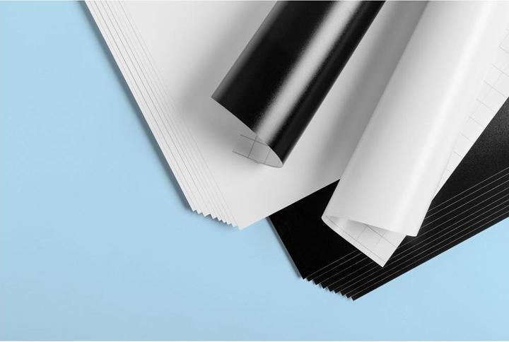 Actual product image Cricut Vinyl film starter set black / white 20 sheets